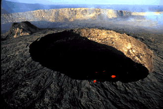 Erta Ale. Uno de los volcanes del valle del Rift (Cortesa USGS)