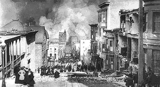 Imgenes del incendio que sucedi al terremoto de San Francisco de 1906