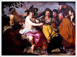 Los borrachos (1629), Diego Velázquez. Museo del Prado   