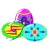 Tres huevos decorados