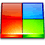 Mosaico de cuatro cuadrados de colores