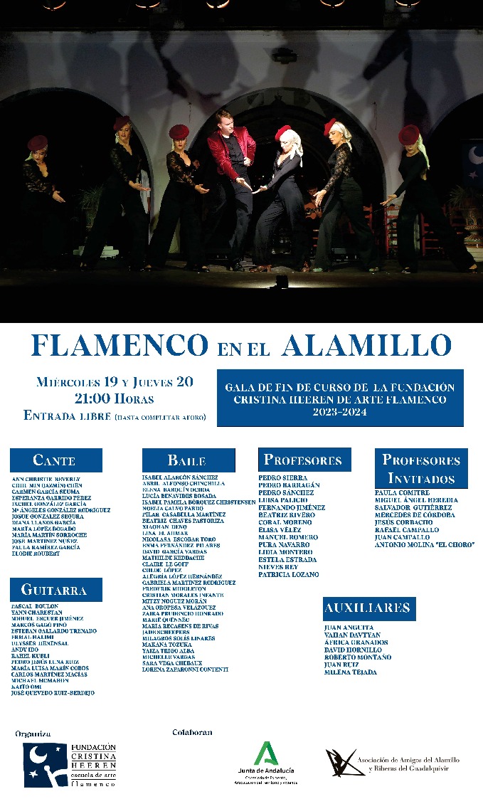 La Fundación Cristina Heeren de Arte Flamenco celebra su fin de curso con una gala en el Alamillo