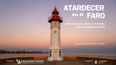 Atardecer en el Faro 2024 - Agenda Cultural Autoridad Portuaria de Almería