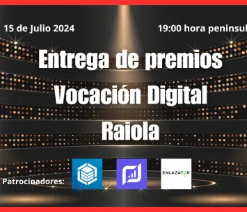 Entrega de premios vocación digital raiola ¡Mañana!