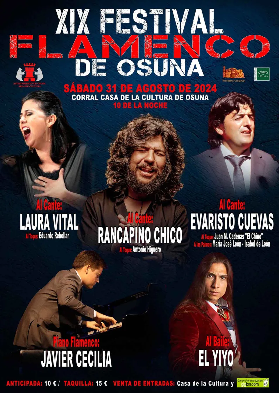 Cartel del Festival Flameno de Osuna 2024