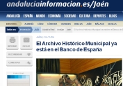 El archivo histórico municipal ya está en el Banco de España