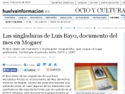 Las singladuras de Luis Bayo, documento del mes en Moguer