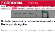 Un taller muestra la documentación más importante del Archivo Municipal de Aguilar