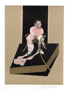 FRANCIS BACON. Estudio para el retrato de John Edwards, 1987. N Edicin 53/99. 89,5 x 62,5 cm. Aguafuerte