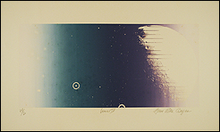Ana Bella Geiger. Lunar IV, 1973. Fotoserigrafa. 54 x 70 cm. Coleccin de la artista