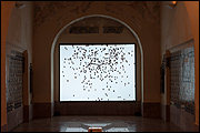 Vista de sala de la exposicin 'Abstraccin postpictrica'. Foto: Guillermo Mendo