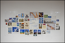ALEKSANDRA MIR. Plane Landing, collages (composition # 3), 2004