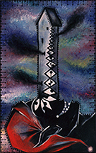 Pepe Espali. El creyente, 1987. Tcnica mixta sobre lienzo, 130 x 81 cm.