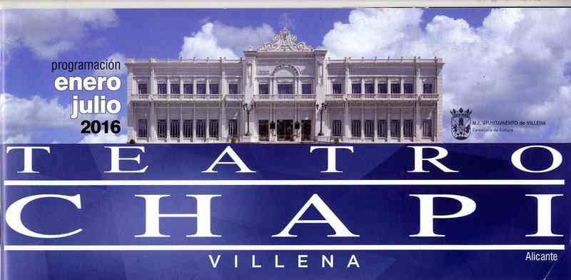 Teatro Chapí Villena Alicante