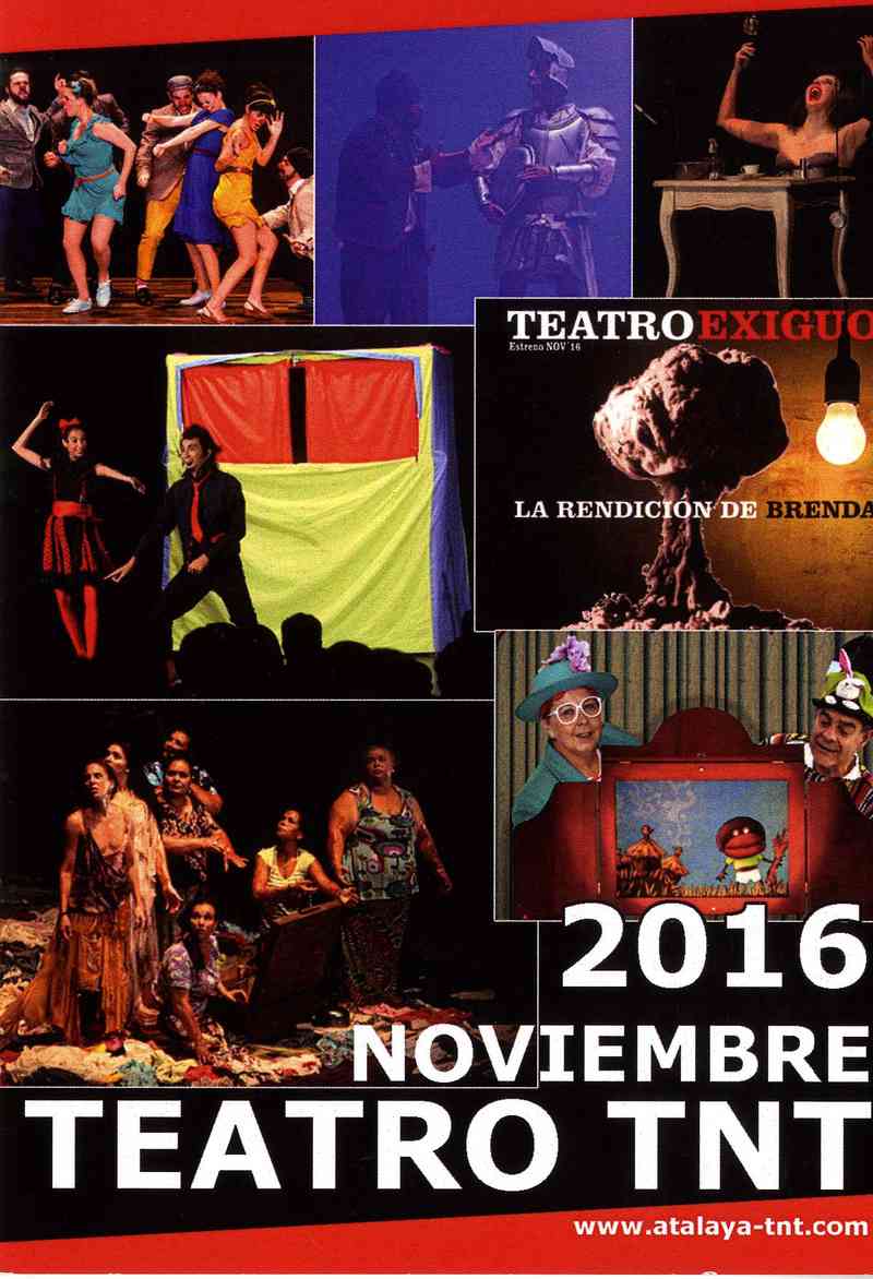 Teatro TNT. Noviembre 2016