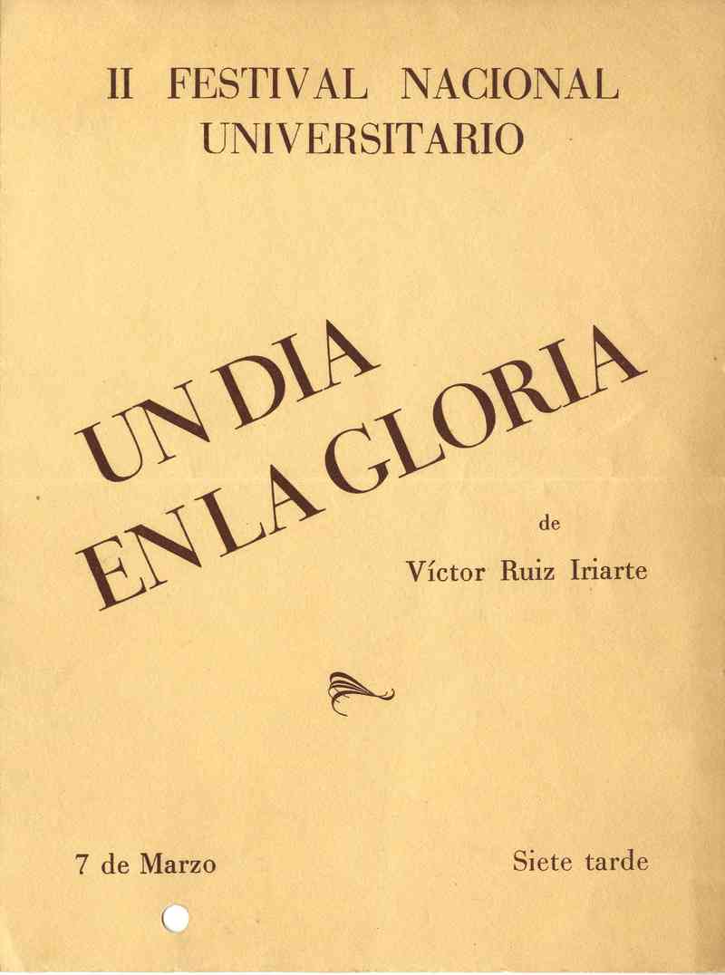 Un día en la gloria; Las palabras en la arena