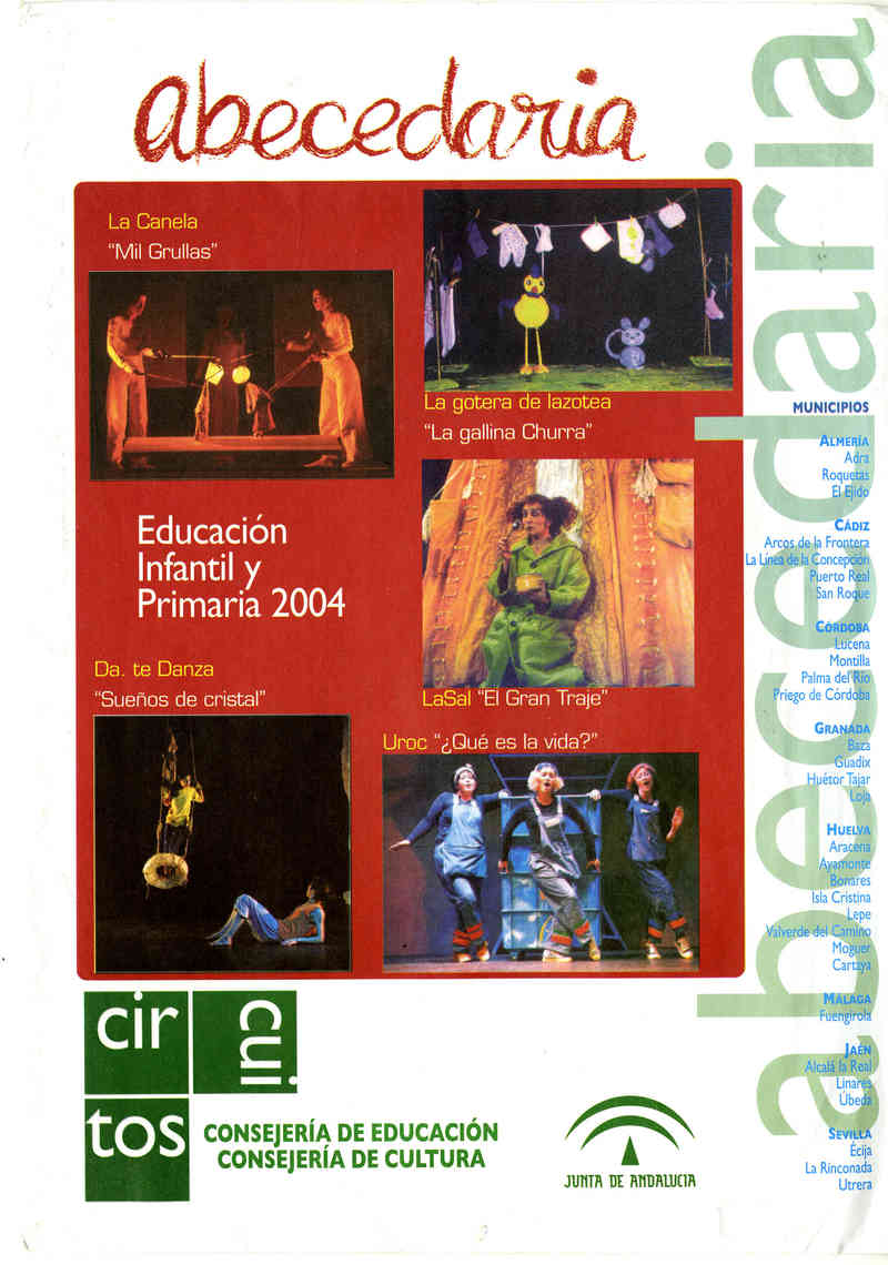 Abecedaria. Educación infantil y primaria 2004