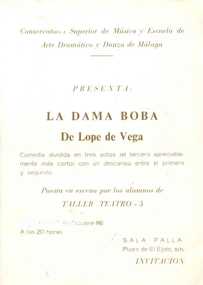 La dama boba