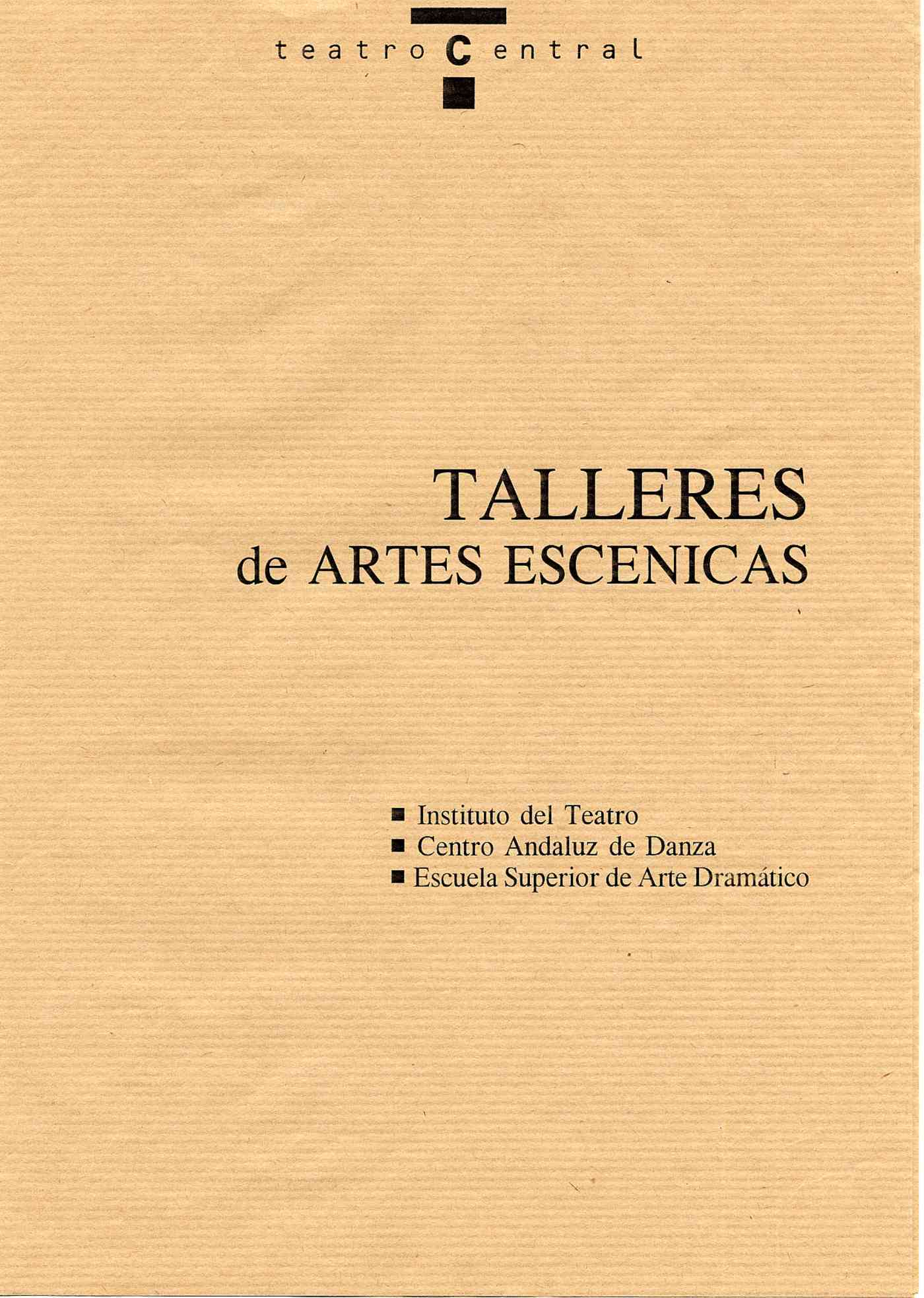 Talleres de Artes Escénicas