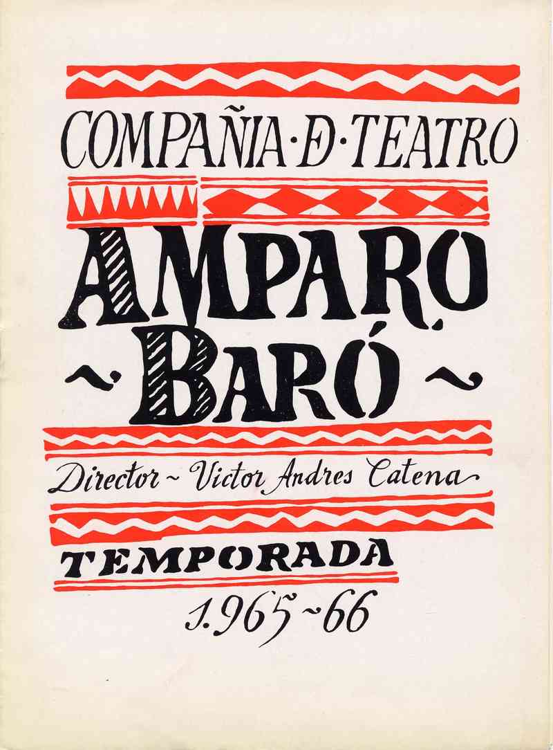 Compañía Amparo Baró: Temporada 1965-66