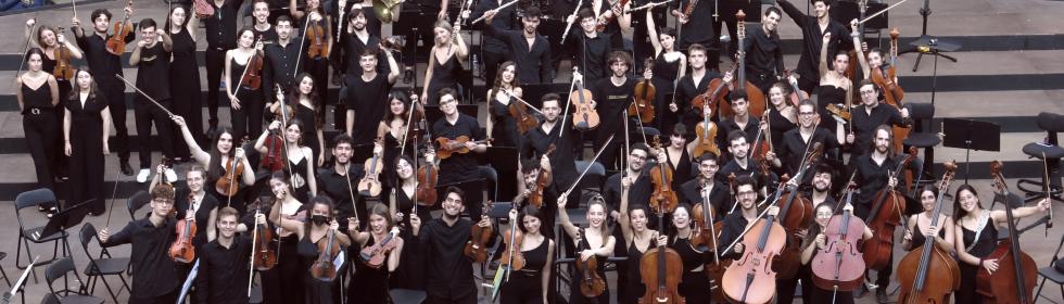 La Orquesta Joven de Andalucía en el Palacio Carlos V de Granada. Julio 2022