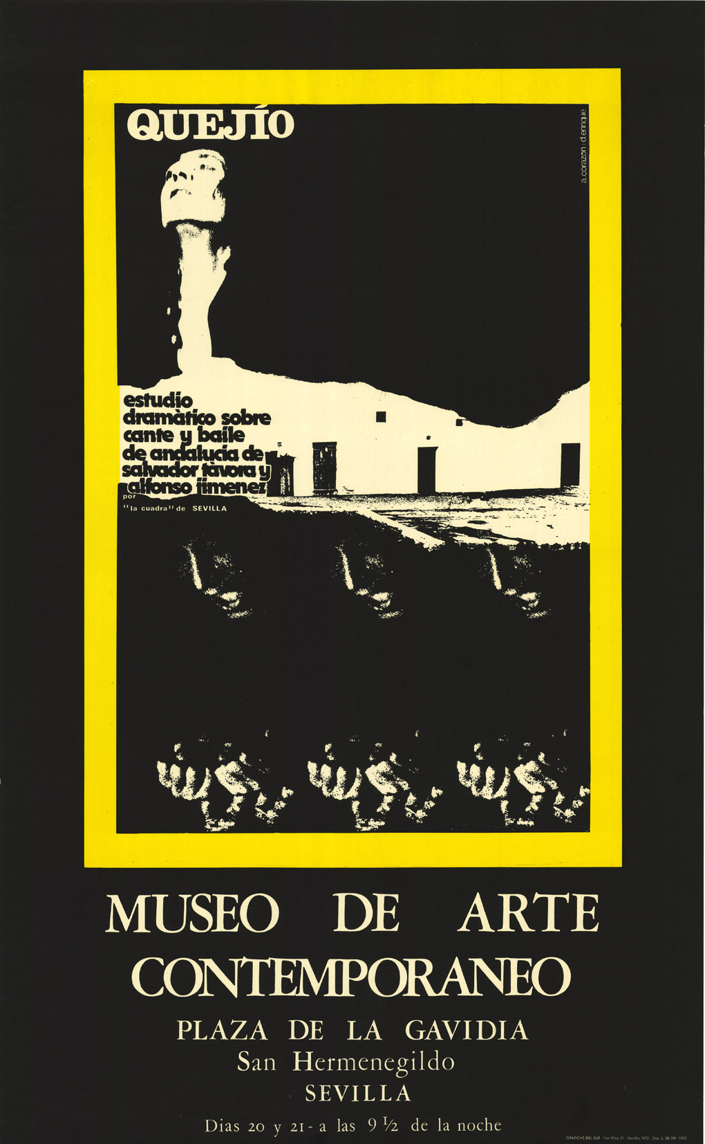 Cartel de Quejío. Museo de Arte Contemporáneo. Sevilla