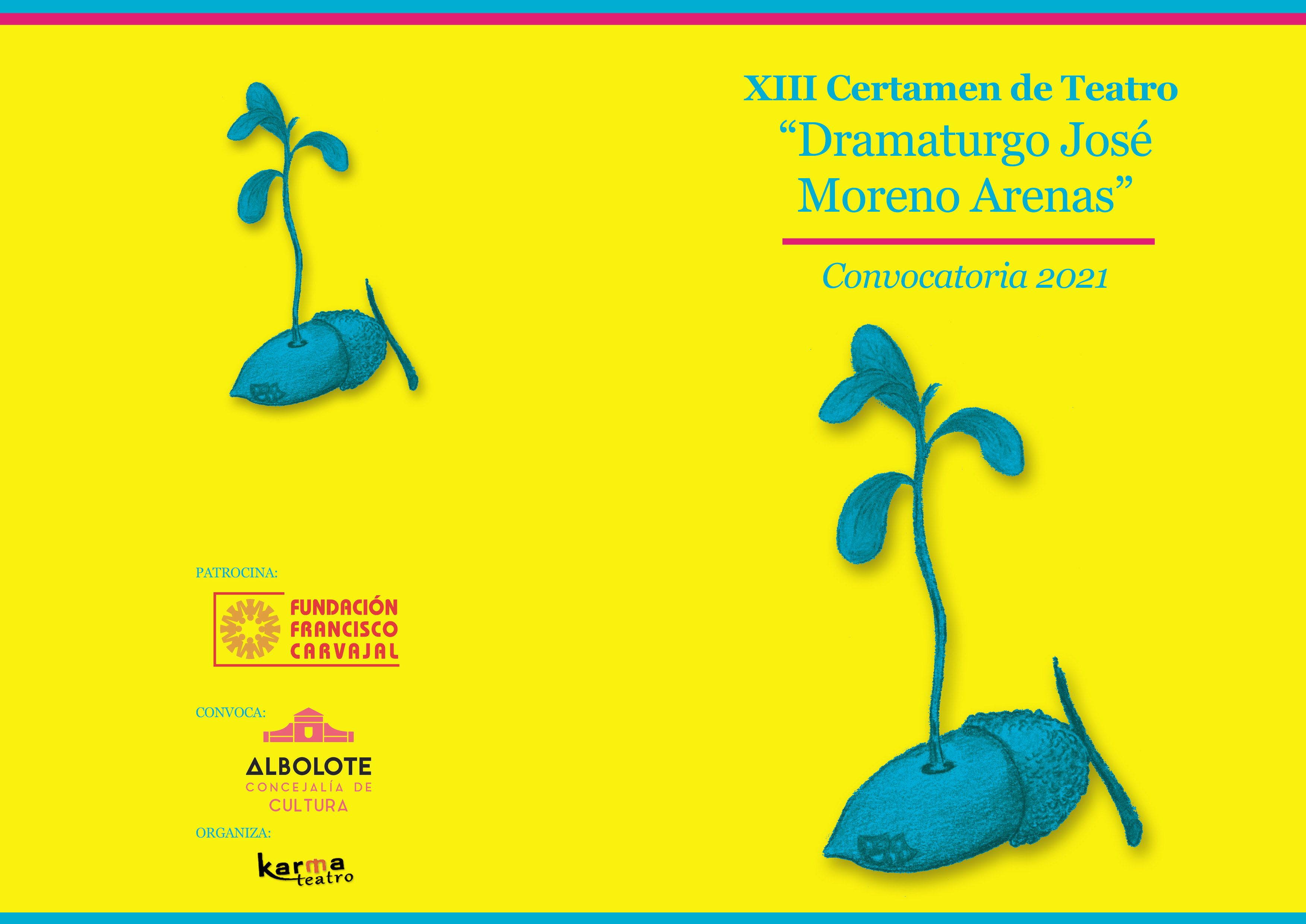 Bases del XIII Certamen de Teatro "Dramaturgo José Moreno Arenas"