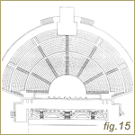 Fig.15 - Planta del Teatro de Bílbilis