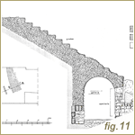 (Fig.11 - Muro perimetral de cierre de la cavea en su parte superior)(Abre en ventana nueva)