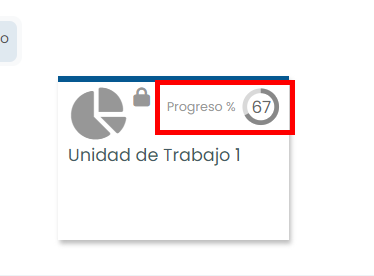 Progreso en la unidad