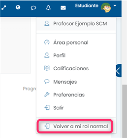 Volver al rol