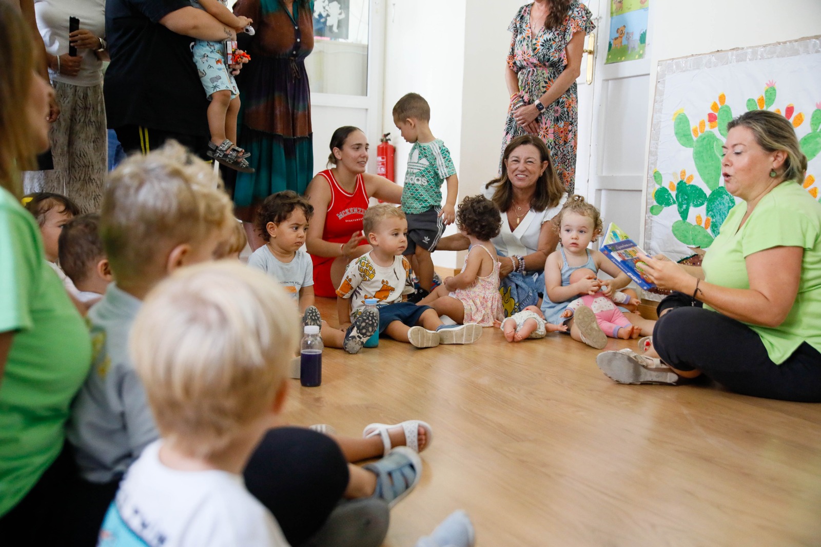 La consejera en la Escuela Infantil Torre de los Ángeles.