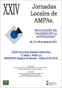 Cartel- Jornadas Locales de AMPA - Alcalá de Guadaíra