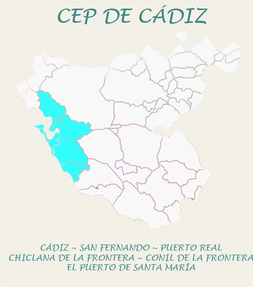 Datos de contacto del Centro del Profesorado de Cádiz