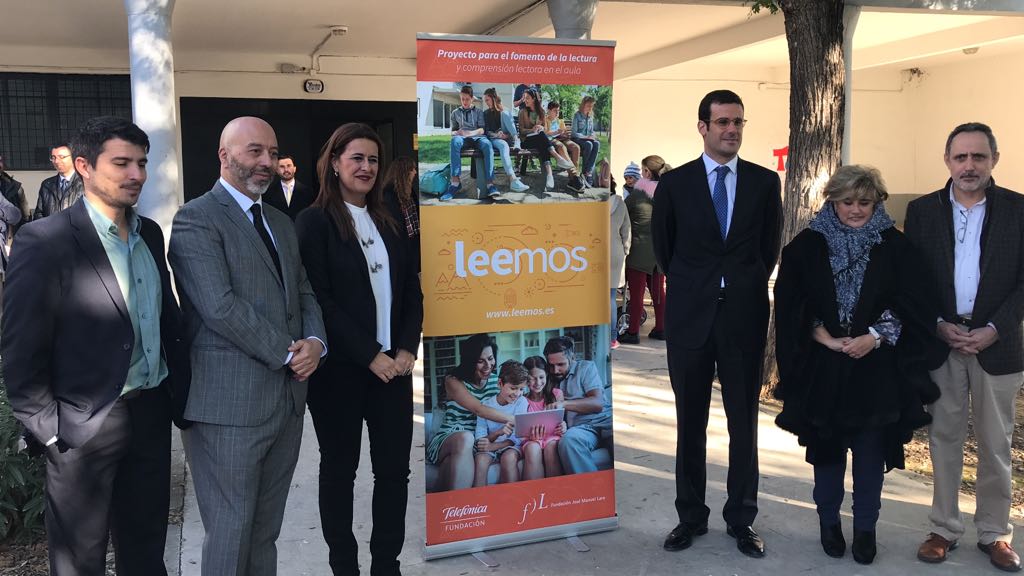 La consejera en la presentación del proyecto Leemos