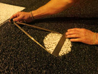 Sand circle testing