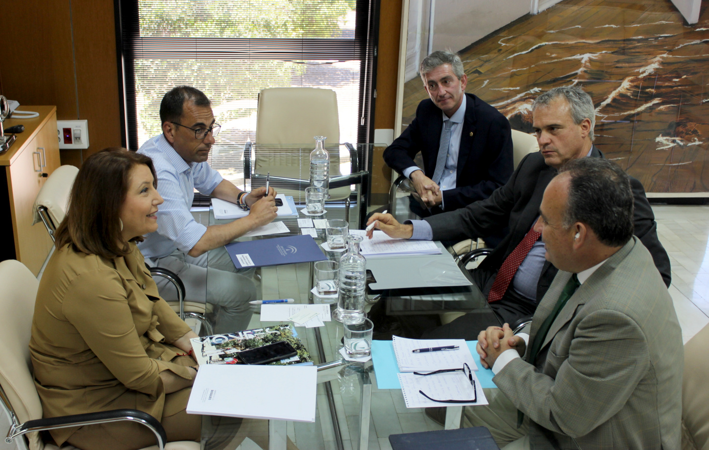 Junta De Andalucia La Consejera De Agricultura Recibe A Los Decanos Nacional Y Andaluz Del Colegio Oficial De Ingenieros De Montes