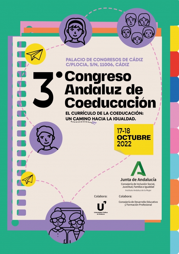 La Junta organiza en Cádiz el III Congreso Andaluz de Coeducación con más de 1.200 personas inscritas