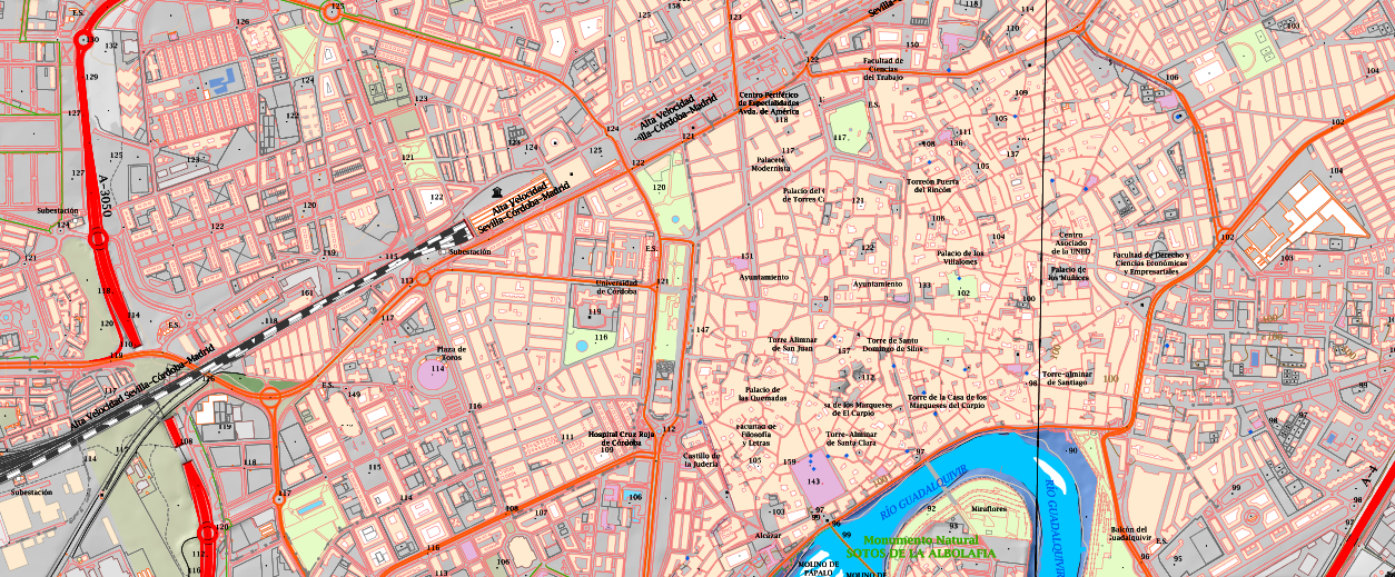 Visualización del Servicio WMS sobre Córdoba Capital