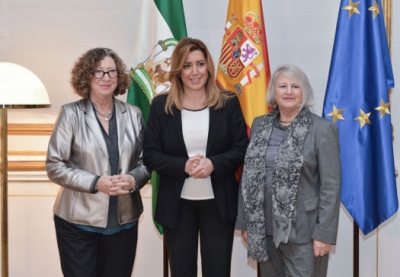 Susana Díaz recibe en San Telmo al Grupo de Trabajo sobre Discriminación contra la Mujer de la ONU
