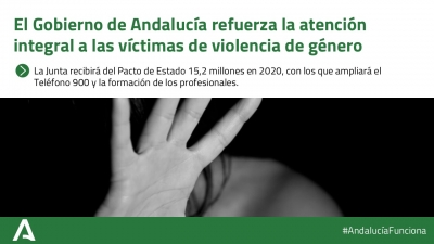 El Gobierno de Andalucía refuerza la atención integral a las víctimas de violencia de género