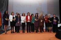 Susana Díaz entrega los Premios Meridiana 2014 que reconocen la defensa de la igualdad de género