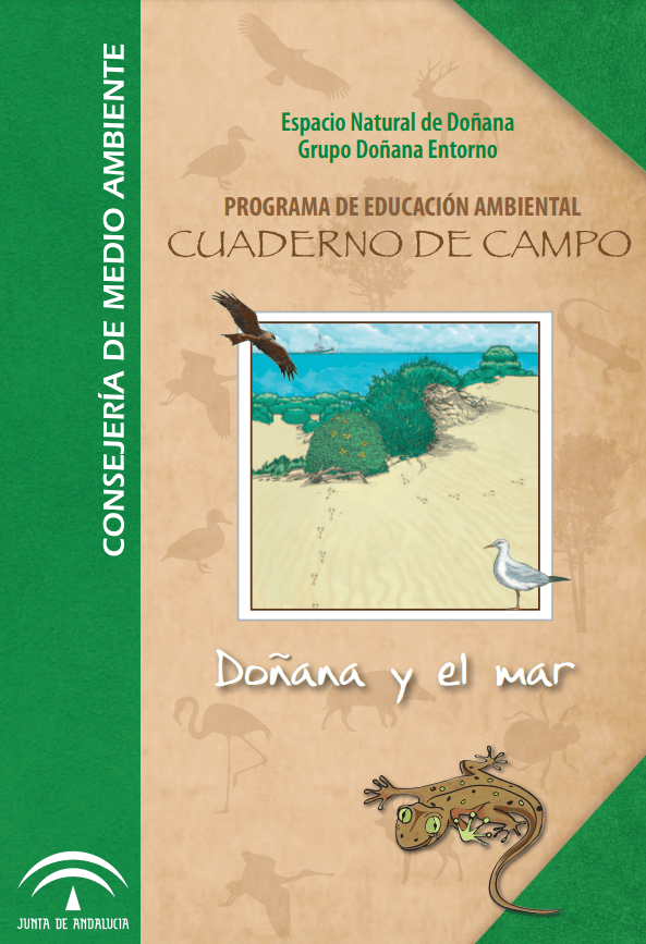 Portada del Cuaderno de Campo. Doñana y el mar