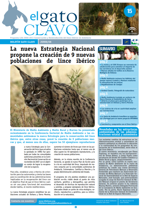 Boletín Gato Clavo Nº 15