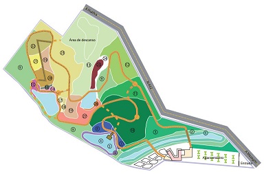 Mapa del jardín
