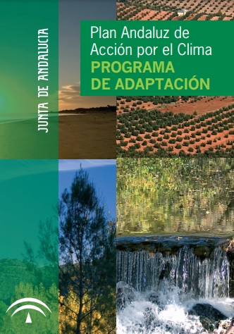 Portada del documento del Plan Andaluz de Acción por el Clima. Programa de Adaptación