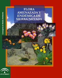 Portada del libro Flora amenazada y endémica de Sierra Nevada (2001)