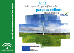 Portada Guía de integración paisajística de parques eólicos en Andalucía (2014)