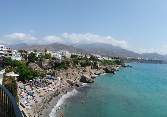 Paisaje de la costa andaluza