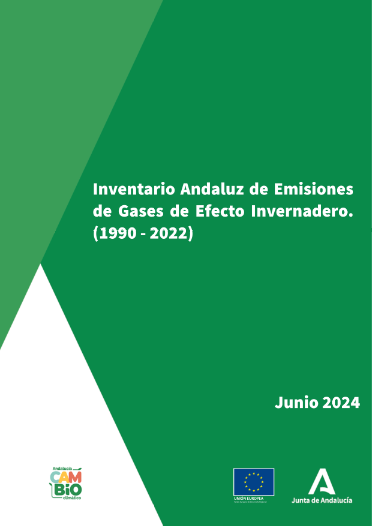 Portada Inventario Andaluz de Emisiones Gases de Efecto Invernadero. Año 2023 (1990-2022)